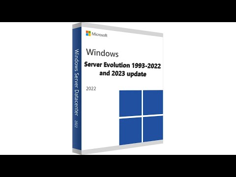 Evolution of Microsoft Windows Server 1993-2022 and 2023 update