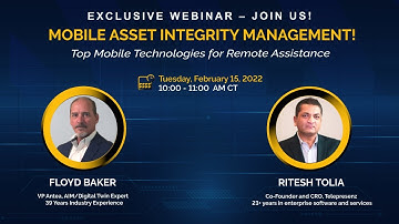 Asset Integrity for Mobility - Webinar