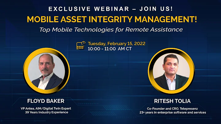 Asset Integrity for Mobility - Webinar