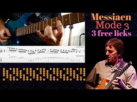 LEARN MESSIAEN MODE 3 Guitar TAB