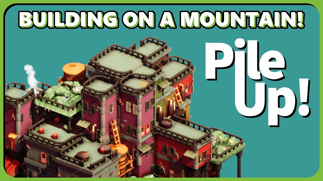 STACKING HOUSES HIGH IN UNIQUE CITY BUILDER! Pile Up! - YouTube