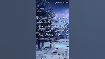 سورة يونس ( ٦١) / ياسر الدوسري