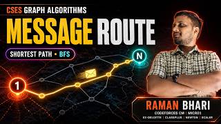 Message Route | CSES Graph Algorithms | Shortest Path Using BFS | C++