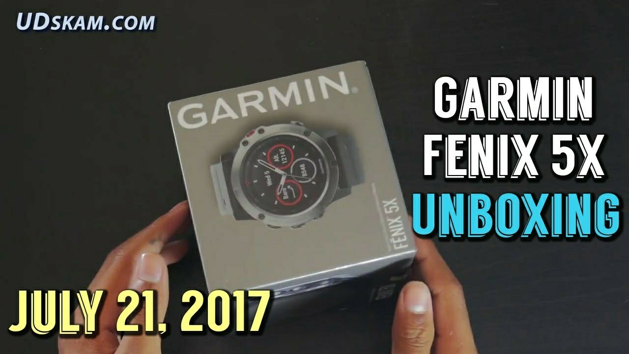 fenix 5x sapphire slate gray