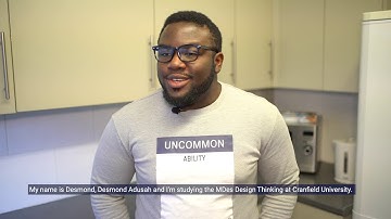 The Cranfield Student Journey: Living in Cranfield village with Desmond