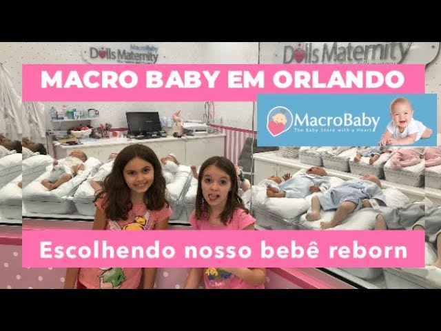 PRIMEIRA MATERNIDADE DE BEBÊ REBORN DE ORLANDO - MACRO BABY