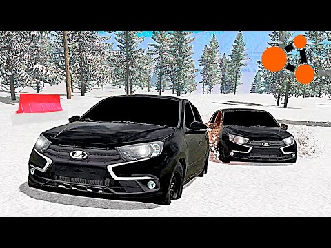 Видео: ОПЕРСКАЯ ПОГОНЯ ПО СНЕГУ!! - РЕАЛЬНАЯ ЖИЗНЬ в BeamNG с РУЛЕМ!!