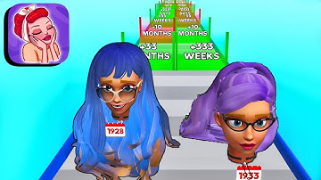 Hair Evolution ​- All Levels Gameplay Android,ios (Levels 55-57)