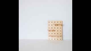 The Tiny Timber Co: Pegboard Assembly