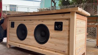 : DIY Office Upgrade: Transforming Scrap Wood into a Smart Desk with Speakers