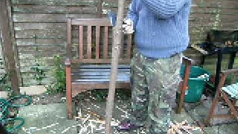 bow making [yew] part 1