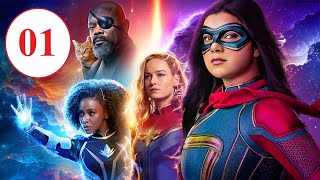 The Marvels 2023 Opening Scene | Captain Marvel,Kamala Khan, Monica Rambea | Marvelfanclips
