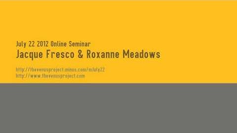TVP Online Seminar - Human behaviour - July 22 2012