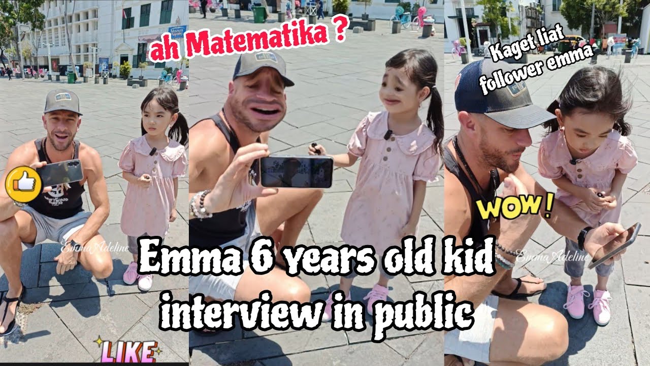 Youtuber Perancis Mat Armstrong ? Kaget Emma tanya Matematika 😂