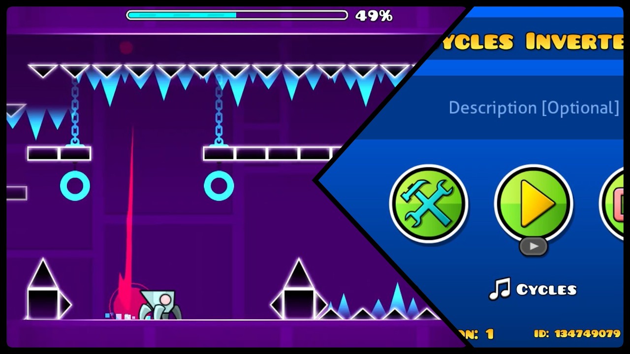 Cycles Inverted Gamemodes | All Coins | Geometry dash - YouTube