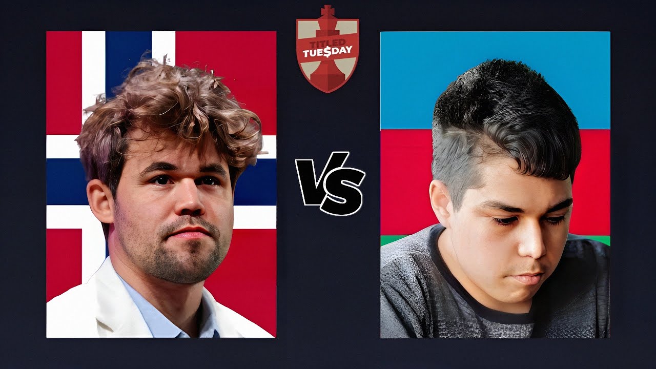 Magnus Carlsen vs Tunartank | Titled Tuesday | chesscom