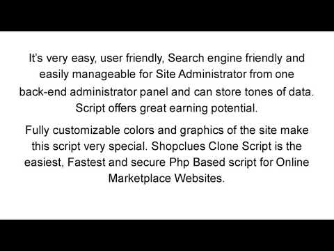 Shopclues Clone Script -  Ecommerce Script