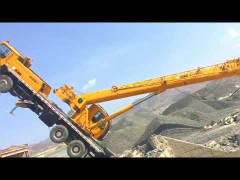 Crane Accident lifting Equipment Fails | Xcmg QY25K Crane in Gcc Oman