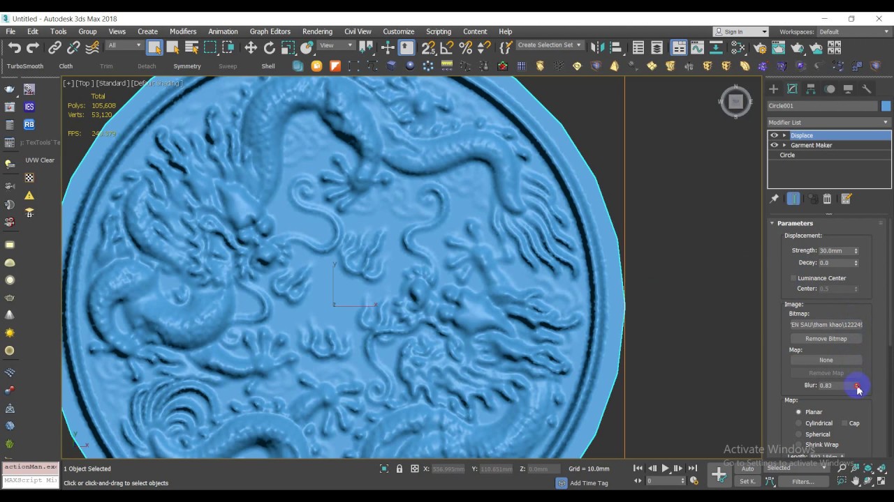 Tất Tần Tật Các Lệnh Dựng Hình Modifier List Trong 3Dsmax