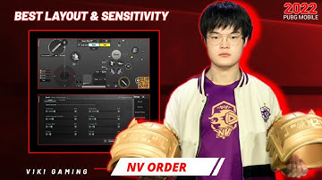 BEST SENSITIVITY PUBG MOBILE 2.2 !! NEW SENSITIVITY AND LAYOUT NV ORDER 5 FINGER CLAW