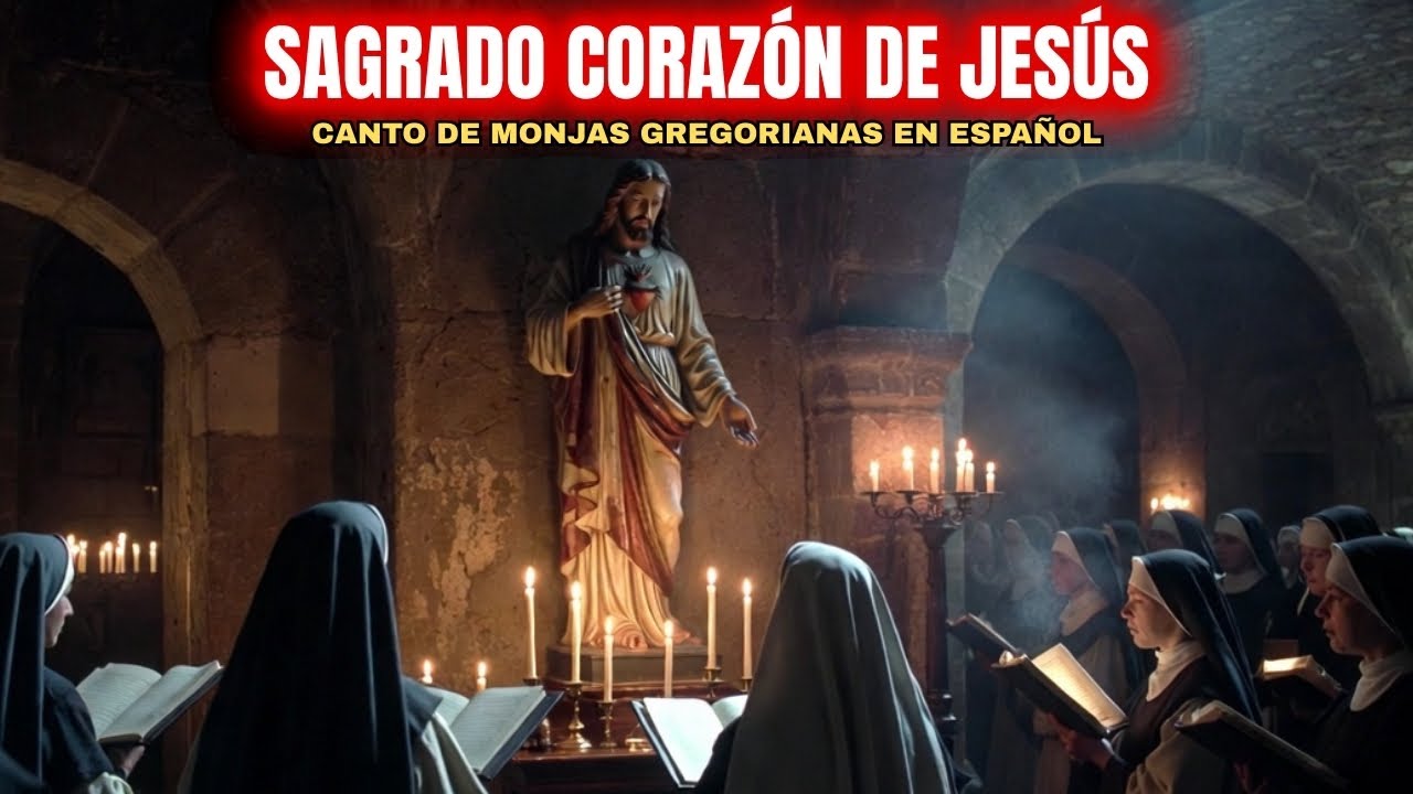 CANTO GREGORIANO DE MONJAS EN ESPAÑOL | SAGRADO CORAZÓN DE JESÚS