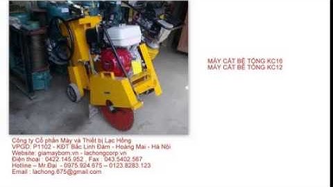 Máy cắt bê tông KC 20 động cơ Honda GX 390 Thái Lan công suất 14Hp