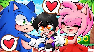 ¡ME CONVIERTO EN EL HIJO SONIC 2 LA PELICULA Y AMY! 😱✨ ME ADOPTAN EN MINECRAFT 🥰 SRJUANCHO MINECRAFT