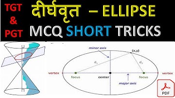 ELLIPSE MCQ WITH SHORTCUT METHOD || UP TGT PGT 2021 || SHORT TRICKS MCQ OF ELLIPSE || MCQ ELLIPSE