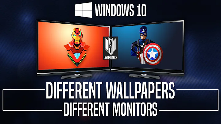 Set Different Wallpapers on Multiple Monitors in Windows 10 (Simple How to)