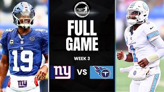 Giants vs Titans 2026 Week 3 Condensed Game | NFL Highlights