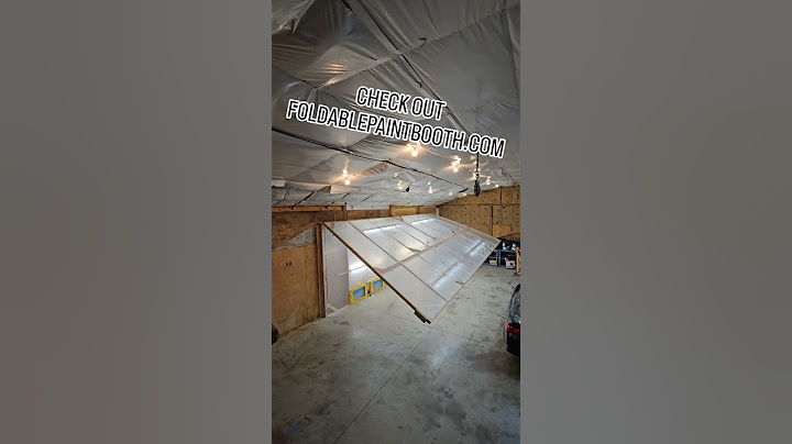 Foldable paint booth