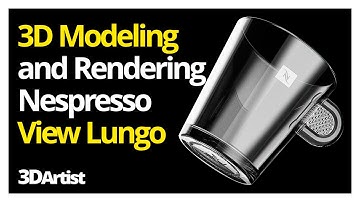View Lungo NESPRESSO | 3D Modeling | RENDERING | Fusion360 | KEYSHOT