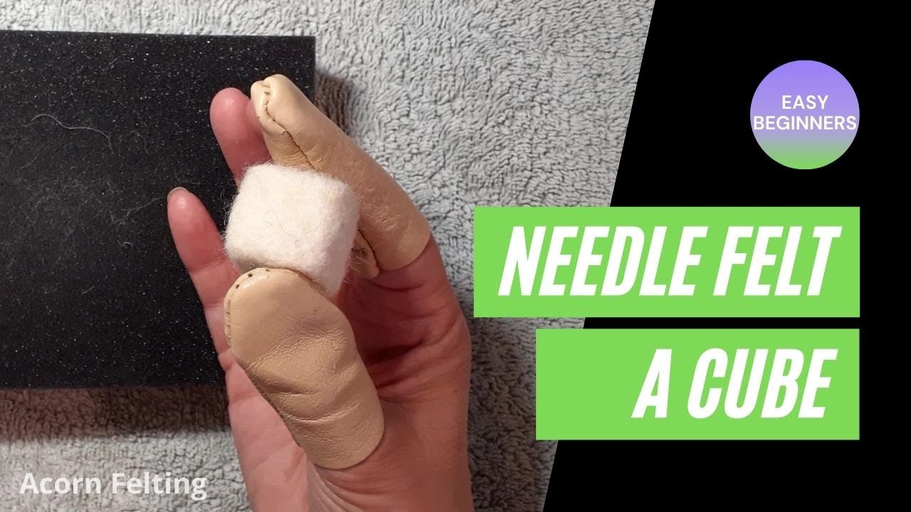 How to Use Needle Felting Tools - Basic Skills of Needle Felting