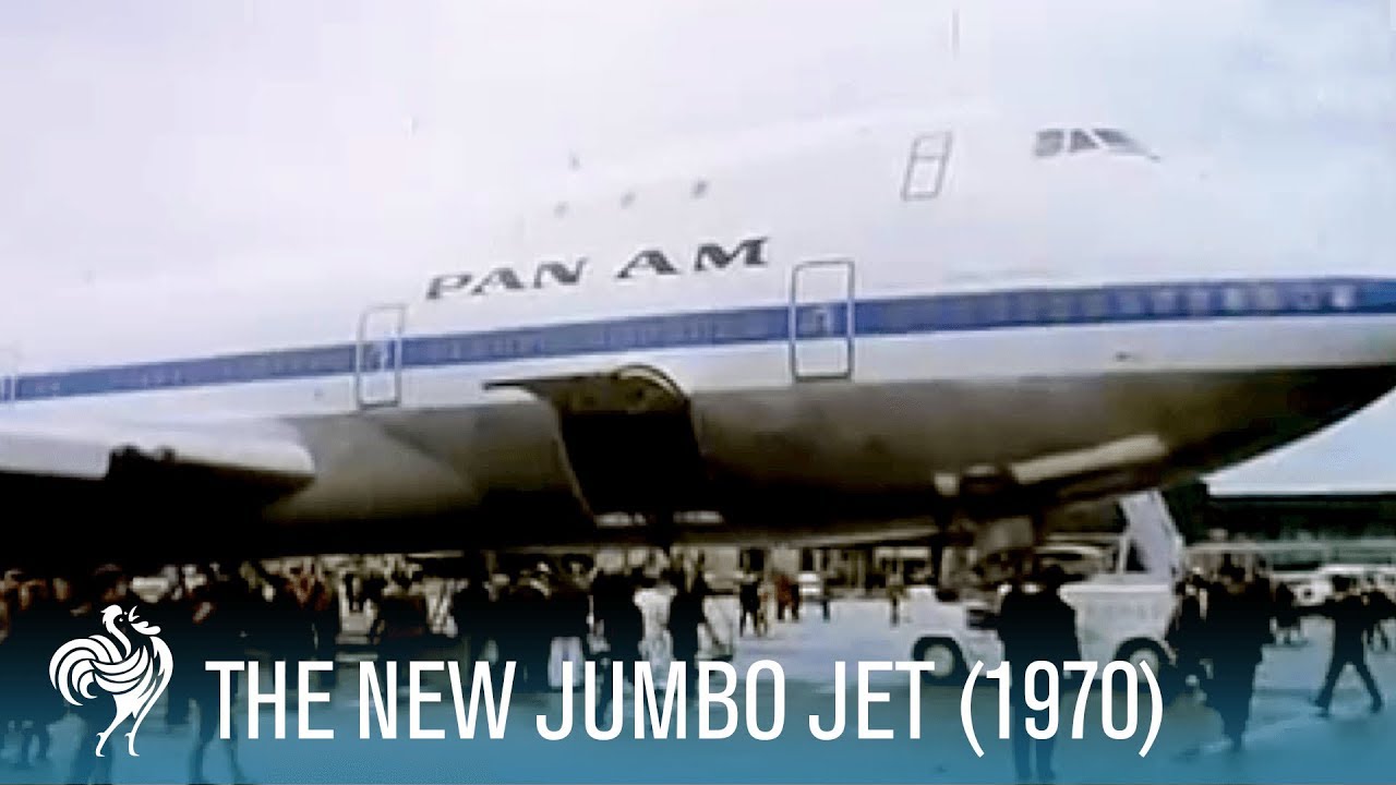 The New Jumbo Jet Paving The Way Of Future Air Travel 1970 British Pathe