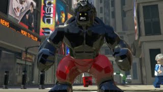 LEGO Marvel Super Heroes - Black Hulk Free Roam Gameplay (PS4)