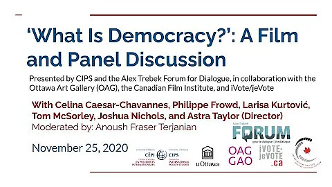 What Is Democracy?: A Film and Panel Discussion