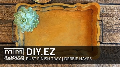 Modern Masters DIY.EZ Rust Finish Tray
