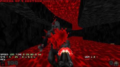 Doom: 3:33 A.M map02 UV respawn in 41.40