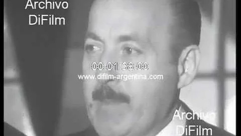 Sir Stanley Rous (FIFA) visit Buenos Aires 1971