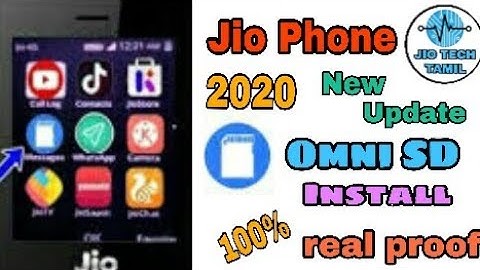 How to install Omni SD in Jio Phone without PC in Tamil | 2020 new zip file with link | 100% real