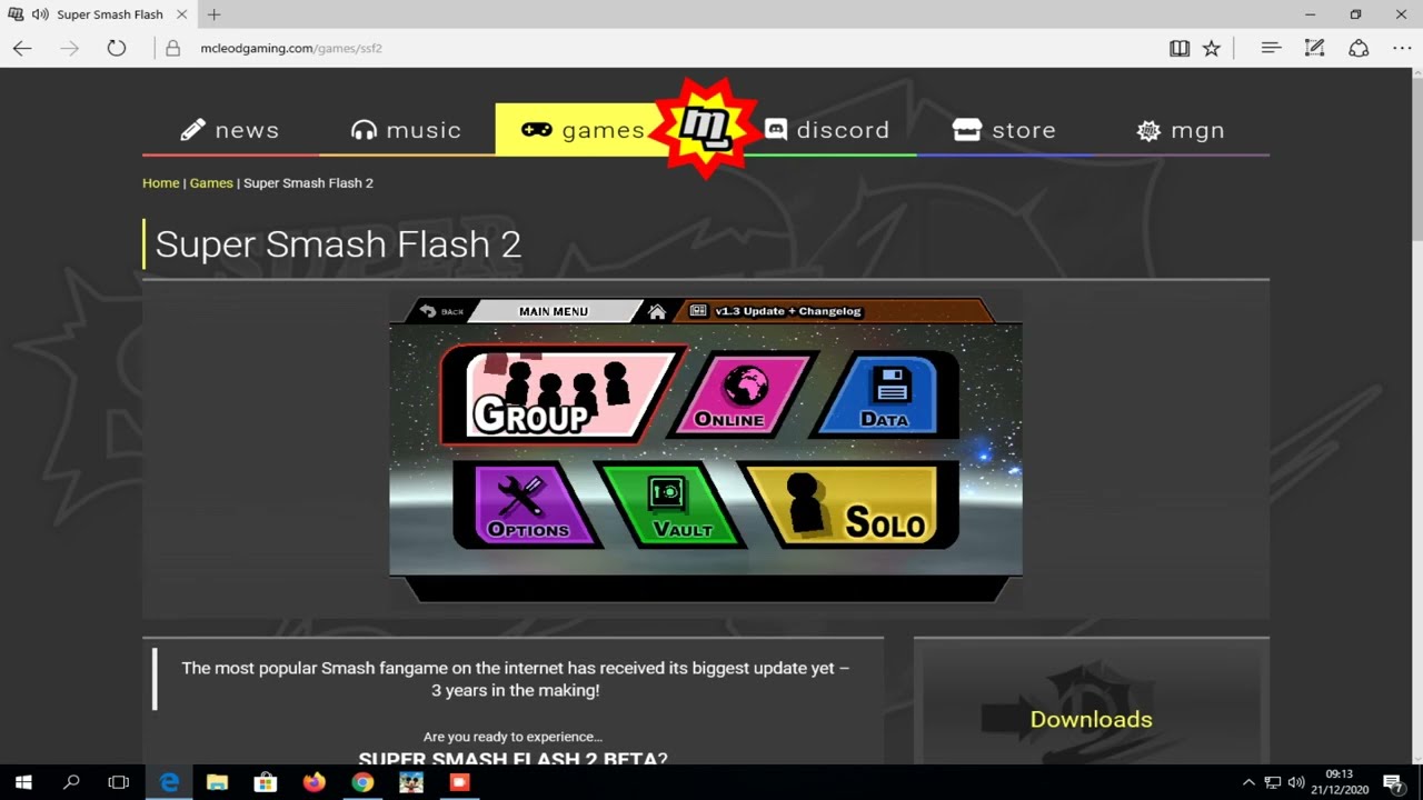 super smash flash 2 discord
