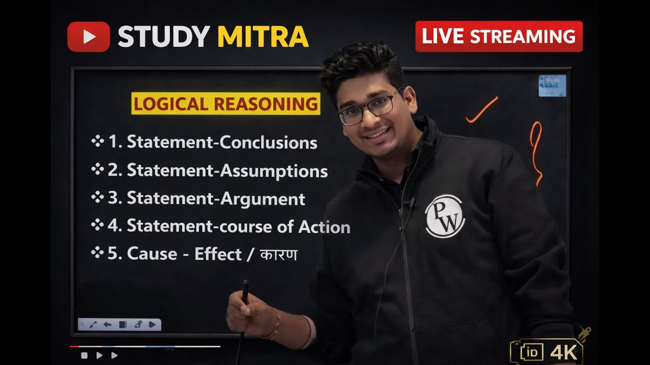 Study Mitra Live Stream.   📕📕SSC–NTPC Reasoning Premium Paid Batch 💡Sahi Paid Class