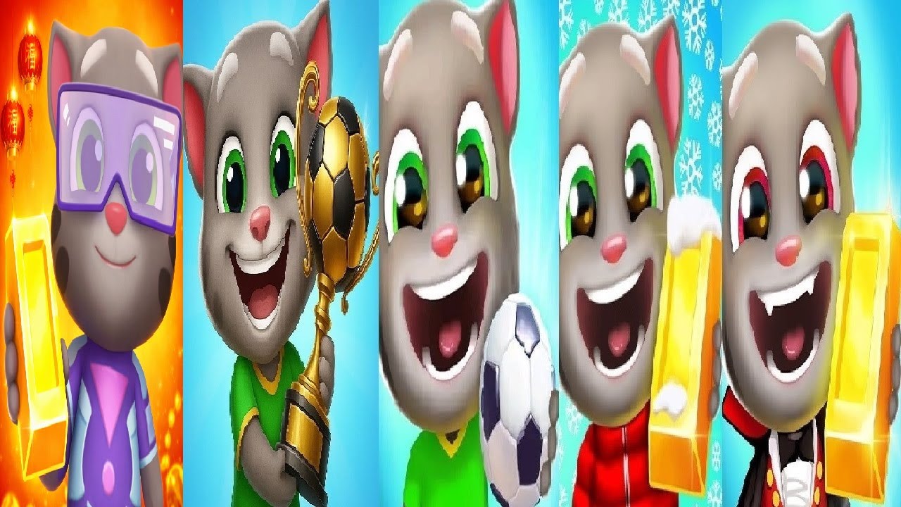 Talking Tom Gold Run PARTY PARADE VS Summer of Sports Christmas Halloween Event Football Fever 2026