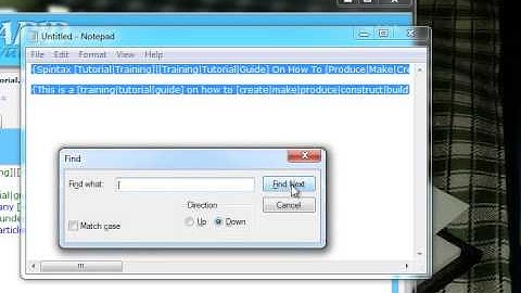 Spintax Format Tutorial