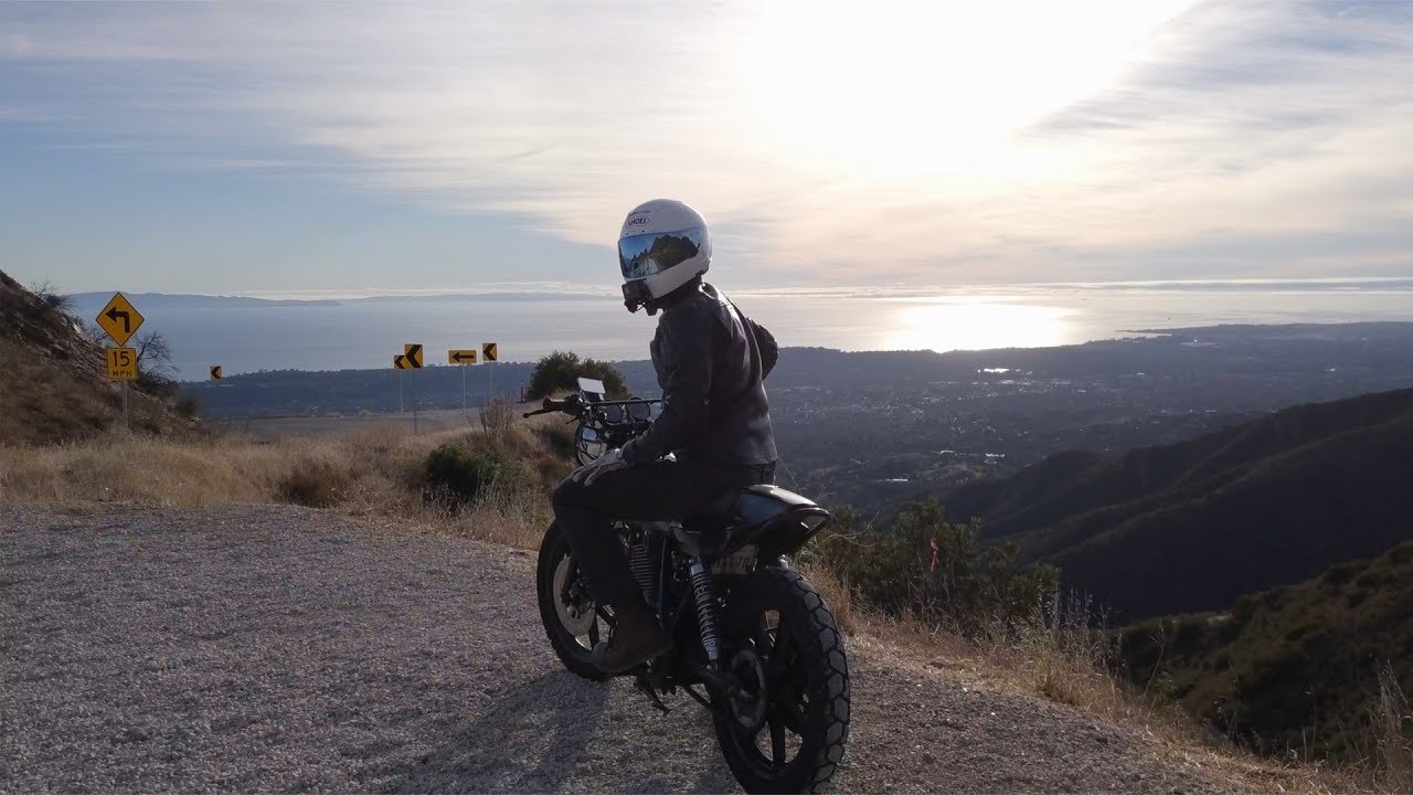 A Dreamy Sunset Motorcycle Ride | Santa Barbara, CA - YouTube