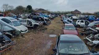 Abandoned Car Graveyard in the North East