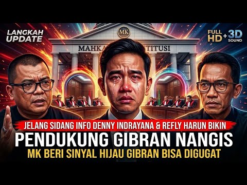 aseantoto x aura4d - 🔴Telak Nie, Pendukung Gibran Siap Nangis❗MK Lampu Hijau Gugatan Denny Indrayan Jalan Mulus❗
