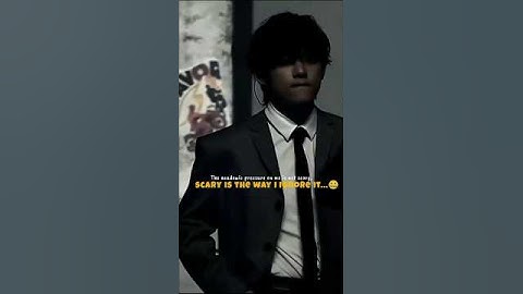 scary💀 #bts #v #tae #btsv #shorts #btsshorts #vshorts #taetae #taehyung #kimtaehyung #vedit #btsedit