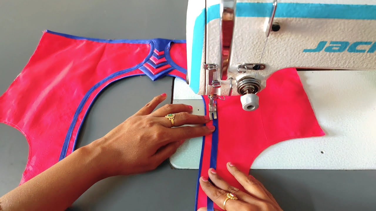 Stitching Model In stitching simple model blouse | Blouse cutting and stitching | new ...