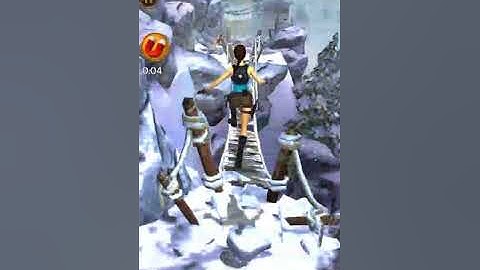 Lara Croft Relic Run 82 Mountain Pass Tibet games replay